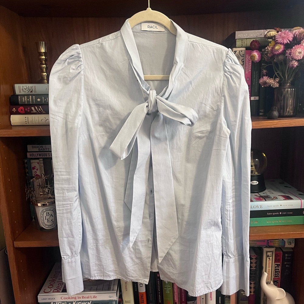 RACIL Bow neck blouse - Picture 2 of 5